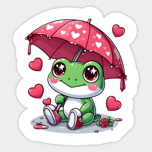 Valentine's Cartoon Delights T-Shirt Sticker